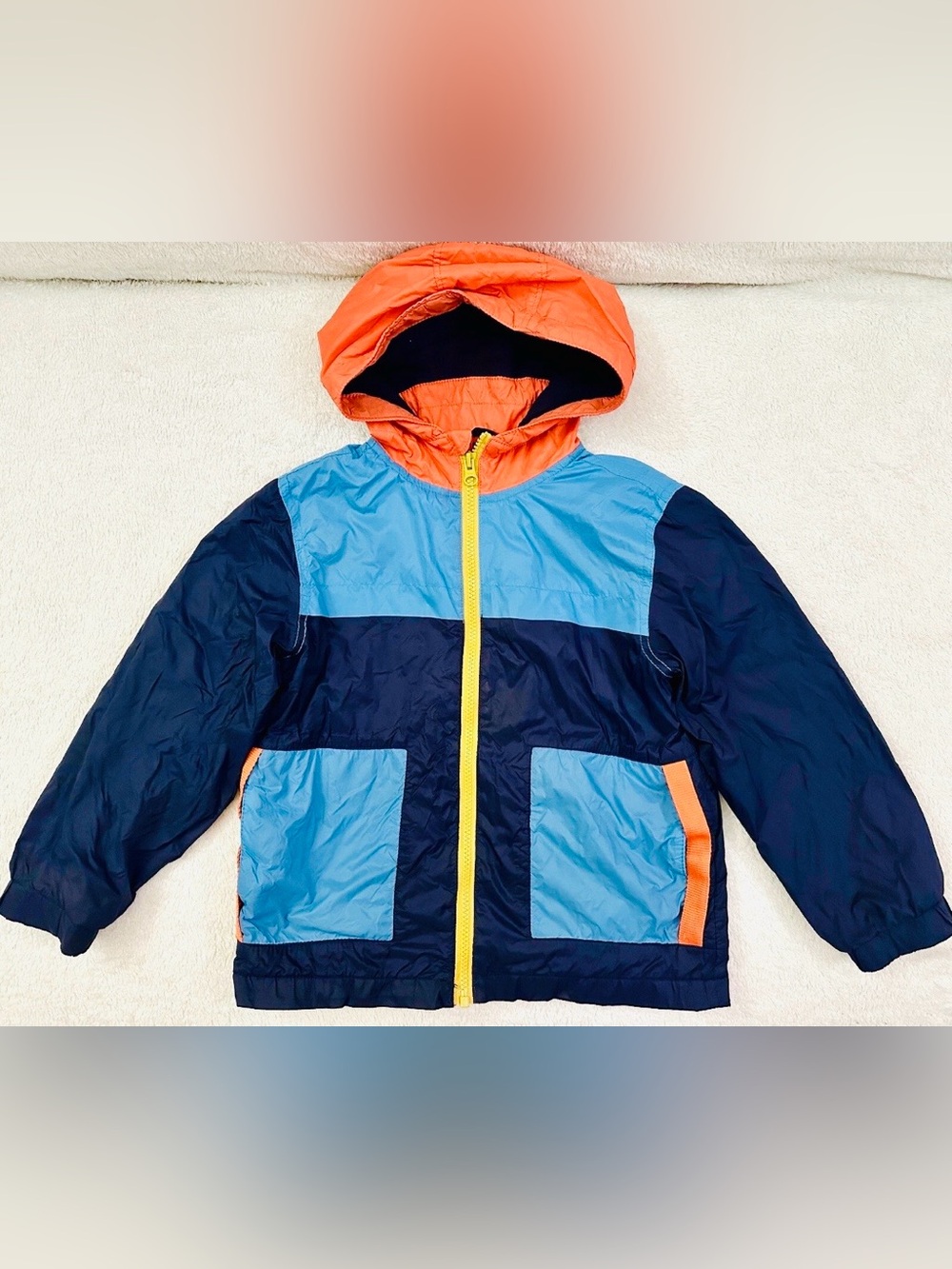 Gymboree "go outside" Boys Hooded Jacket Size 5-6 years Excellent Condition